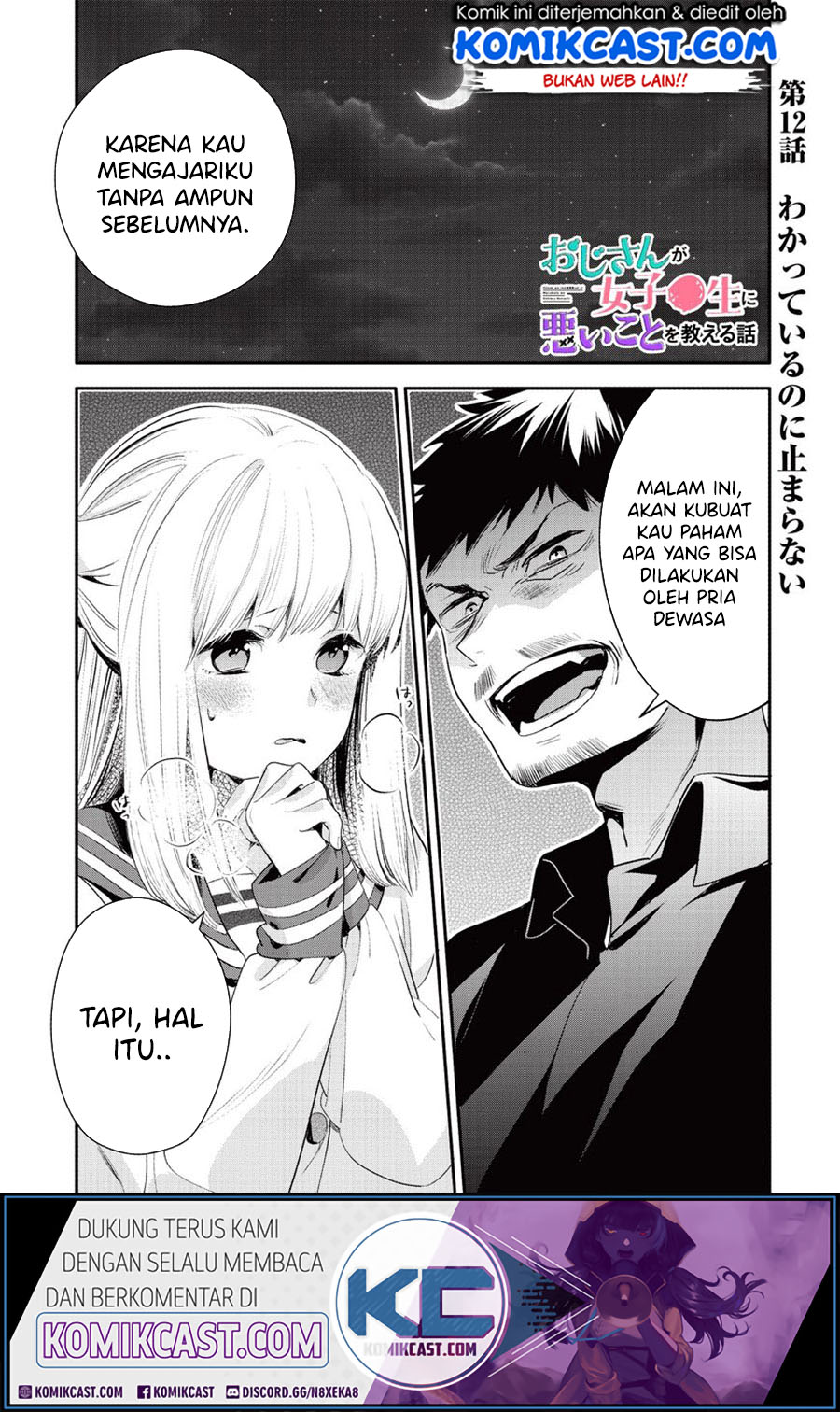 Oji-san ga Joshi●sei ni Warui Koto wo Oshieru hanashi Chapter 12 Bahasa Indonesia